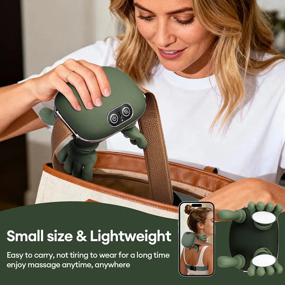 Bionic Finger Neck Shoulder Massager Wireless Neck Cervical Trapezius Kneading Massage Shawl Brushless Motor Neck masajeador Vornique