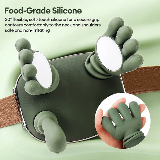 Bionic Finger Neck Shoulder Massager Wireless Neck Cervical Trapezius Kneading Massage Shawl Brushless Motor Neck masajeador Vornique