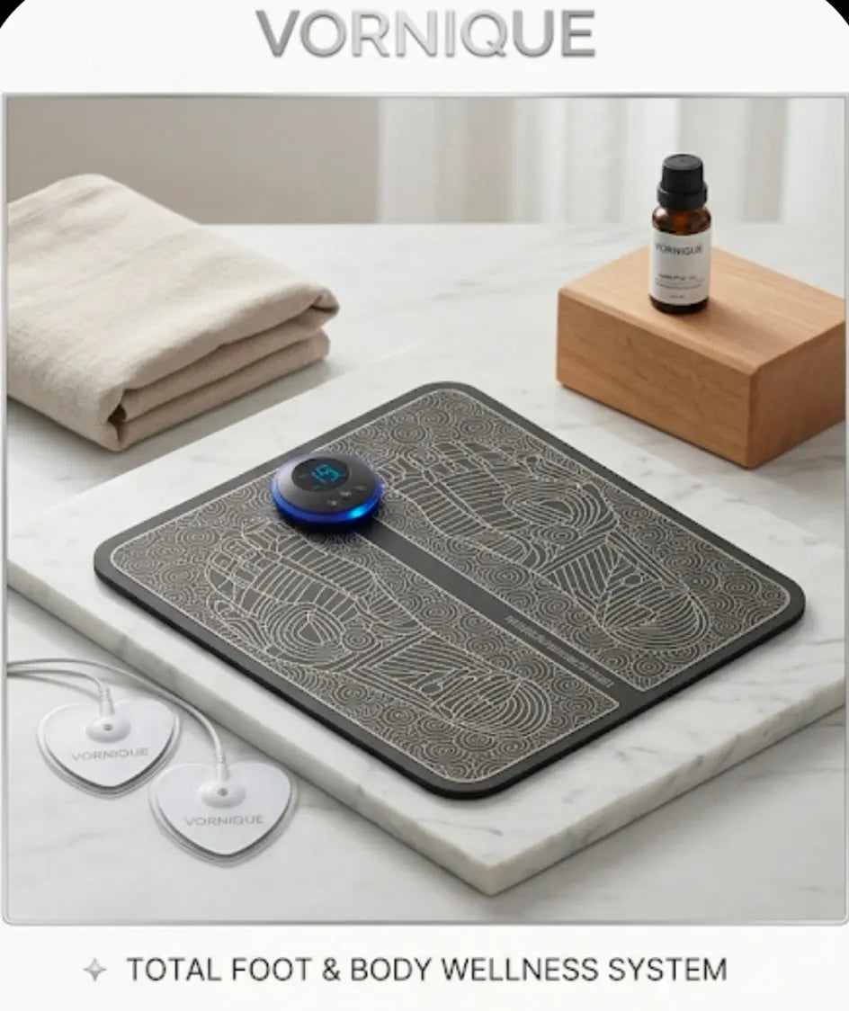 Electric Foot Massager Pad Muscle Massage Relaxation Trainer For Massage Fitness Outdoor Sport Home Family Relax Vornique