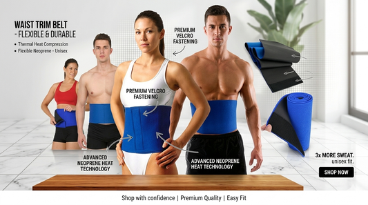 Waist Trimmer Belt Sweat Band Wrap Ab Stomach Weight Loss Fat Burner Vornique