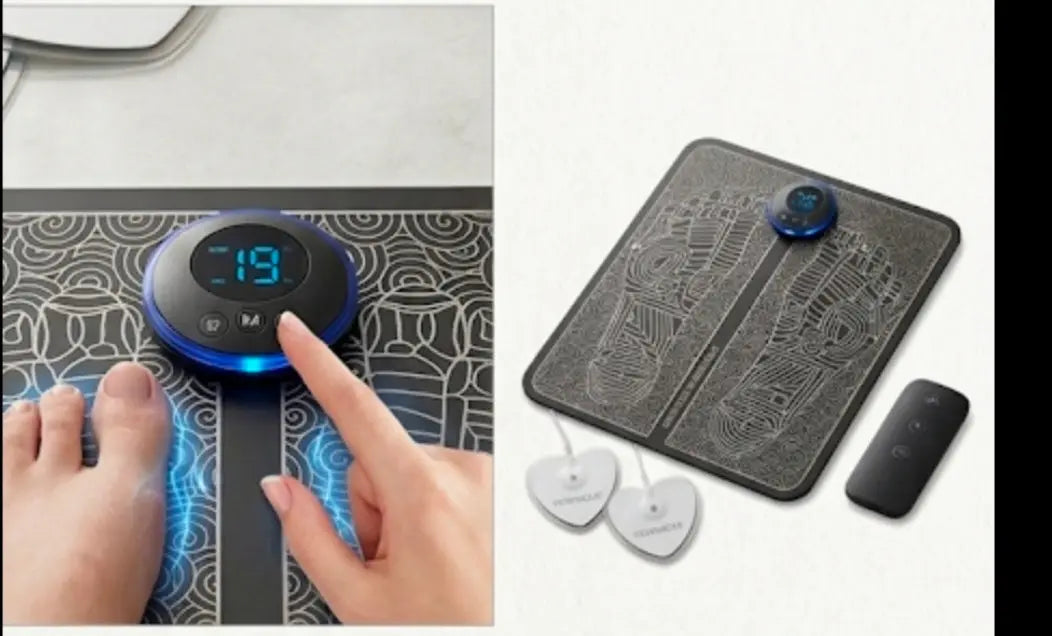 Electric Foot Massager Pad Muscle Massage Relaxation Trainer For Massage Fitness Outdoor Sport Home Family Relax Vornique