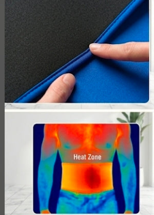 Waist Trimmer Belt Sweat Band Wrap Ab Stomach Weight Loss Fat Burner Vornique