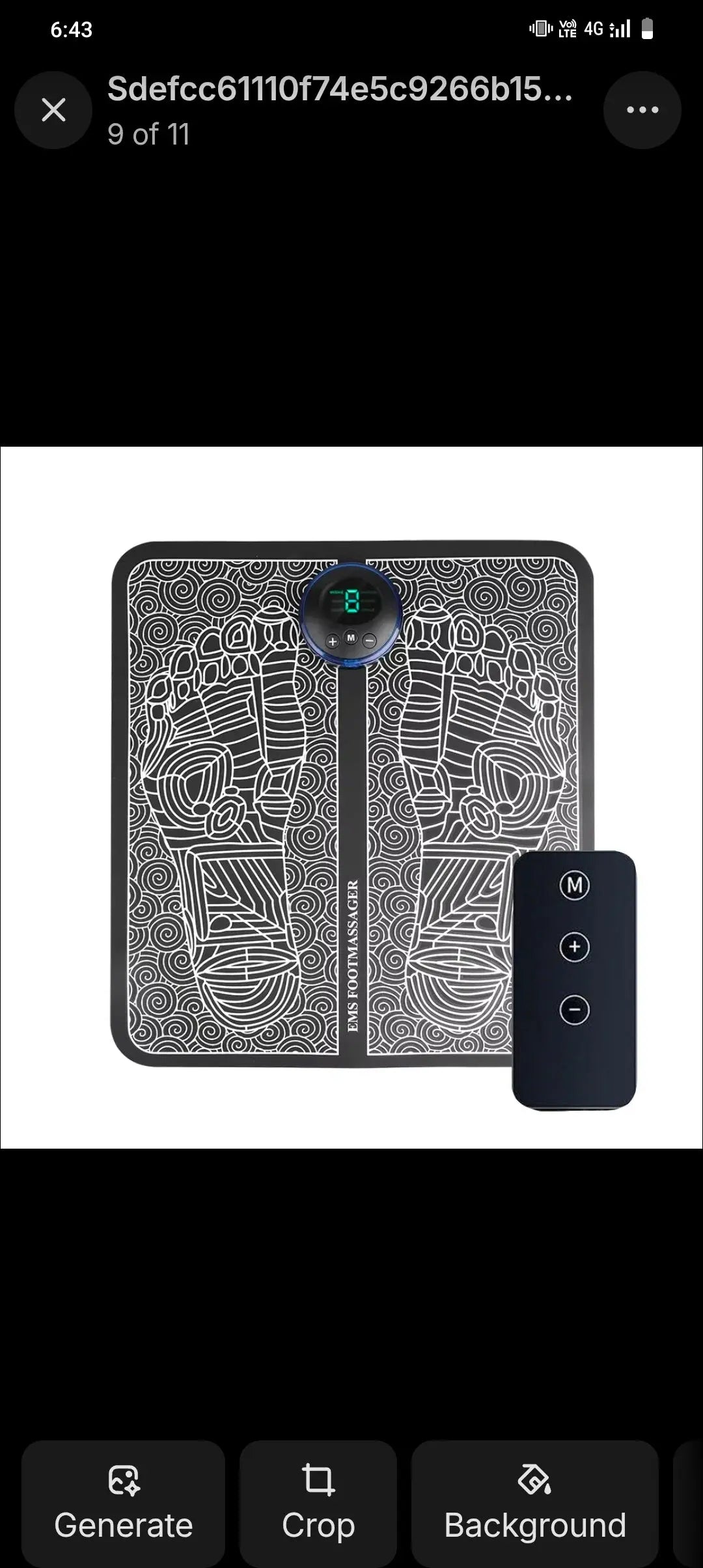 Electric Foot Massager Pad Muscle Massage Relaxation Trainer For Massage Fitness Outdoor Sport Home Family Relax Vornique